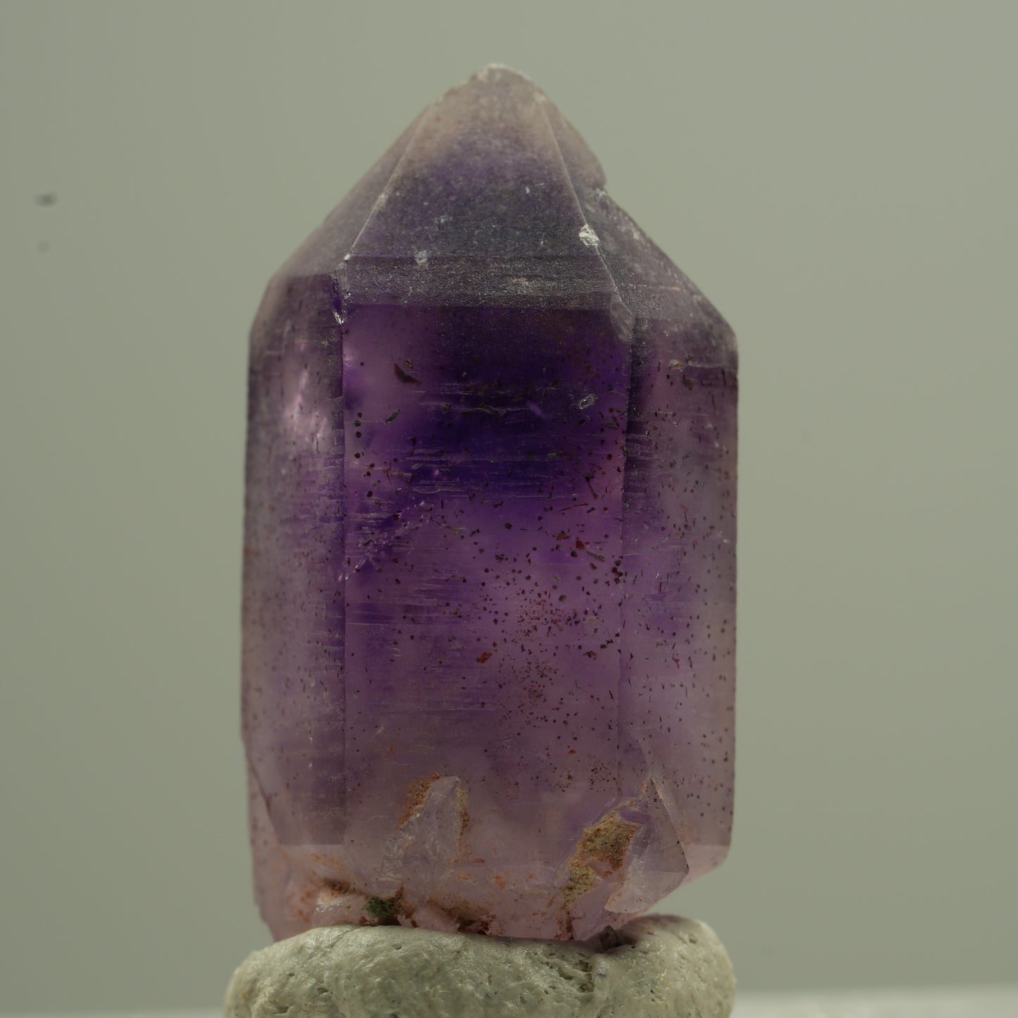 Seltene Phantom Amethyst Spitze Goboboseb, Namibia 25*12*9mm #13758