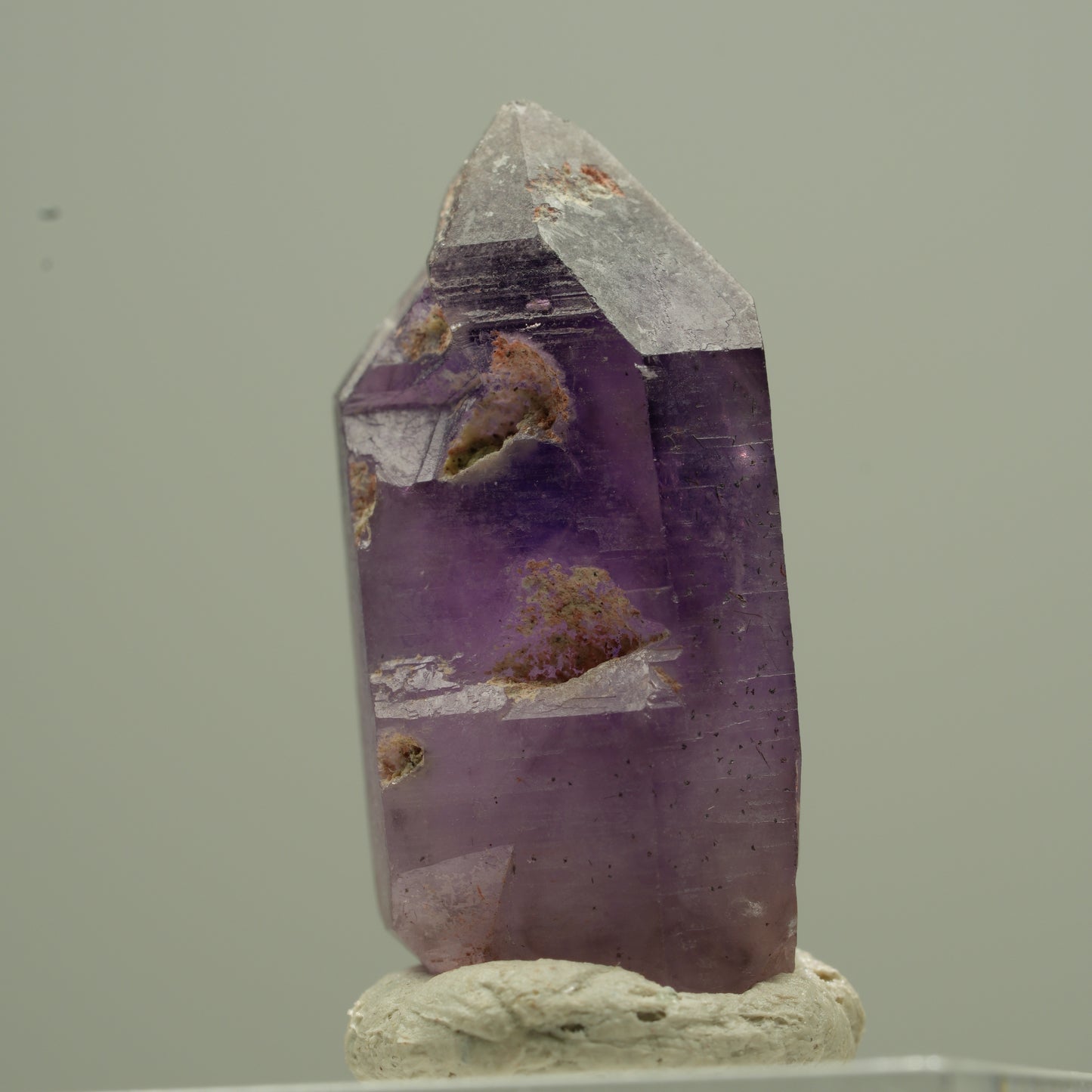 Seltene Phantom Amethyst Spitze Goboboseb, Namibia 25*12*9mm #13758