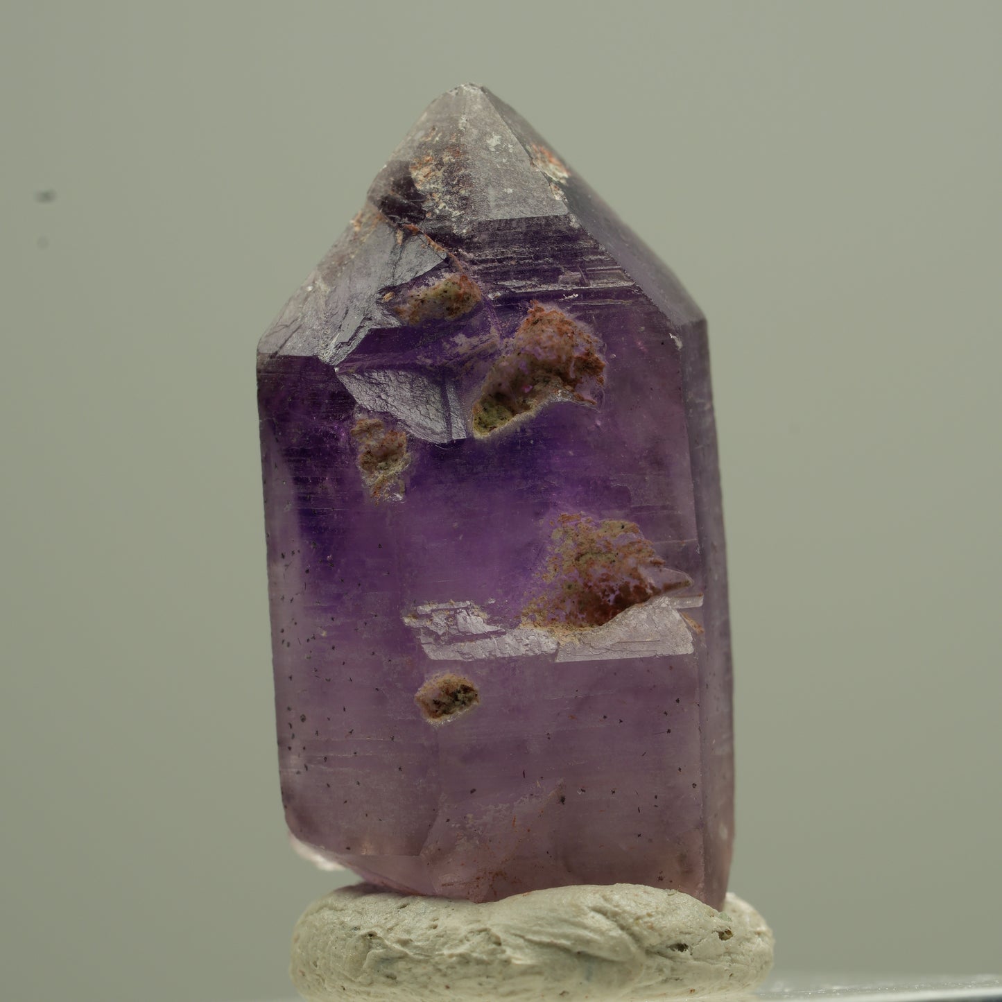 Seltene Phantom Amethyst Spitze Goboboseb, Namibia 25*12*9mm #13758