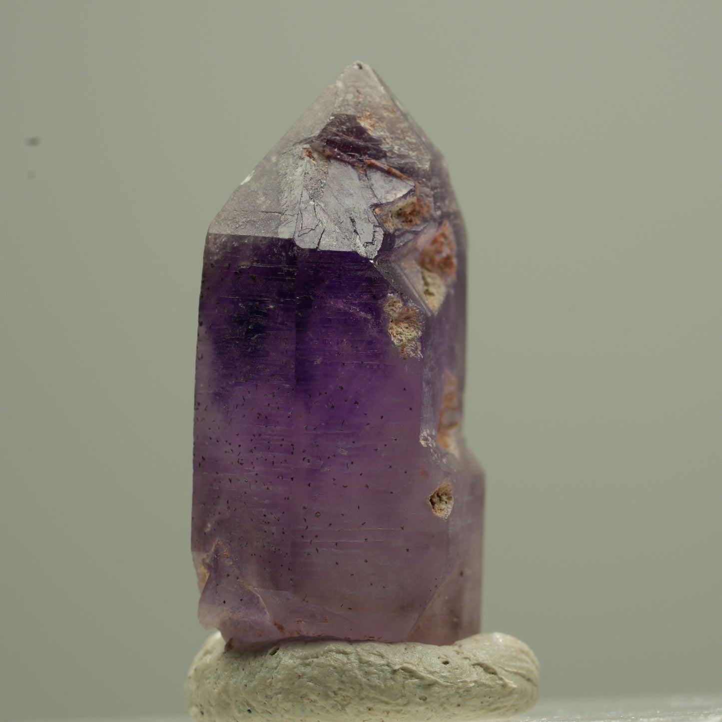 Seltene Phantom Amethyst Spitze Goboboseb, Namibia 25*12*9mm #13758