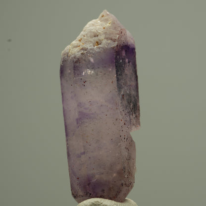Phantom Amethyst Doppelender Spitzen mit Eisen Brandberg, Namibia 37*13*10mm #13761
