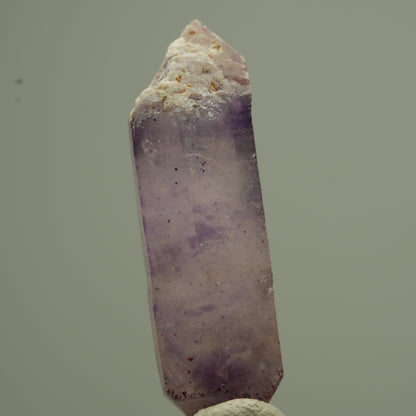 Phantom Amethyst Doppelender Spitzen mit Eisen Brandberg, Namibia 37*13*10mm #13761