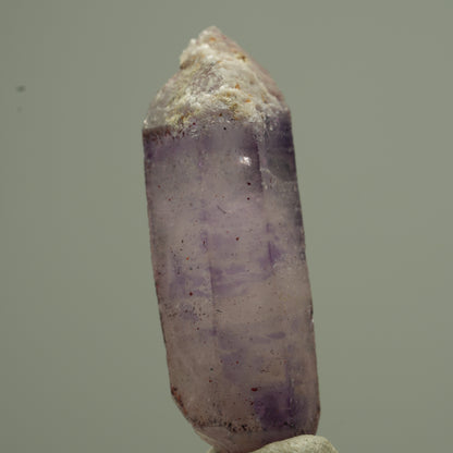 Phantom Amethyst Doppelender Spitzen mit Eisen Brandberg, Namibia 37*13*10mm #13761