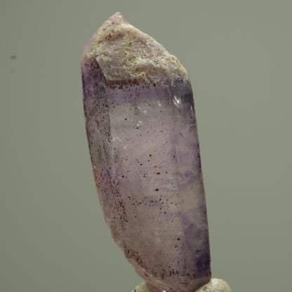 Phantom Amethyst Doppelender Spitzen mit Eisen Brandberg, Namibia 37*13*10mm #13761