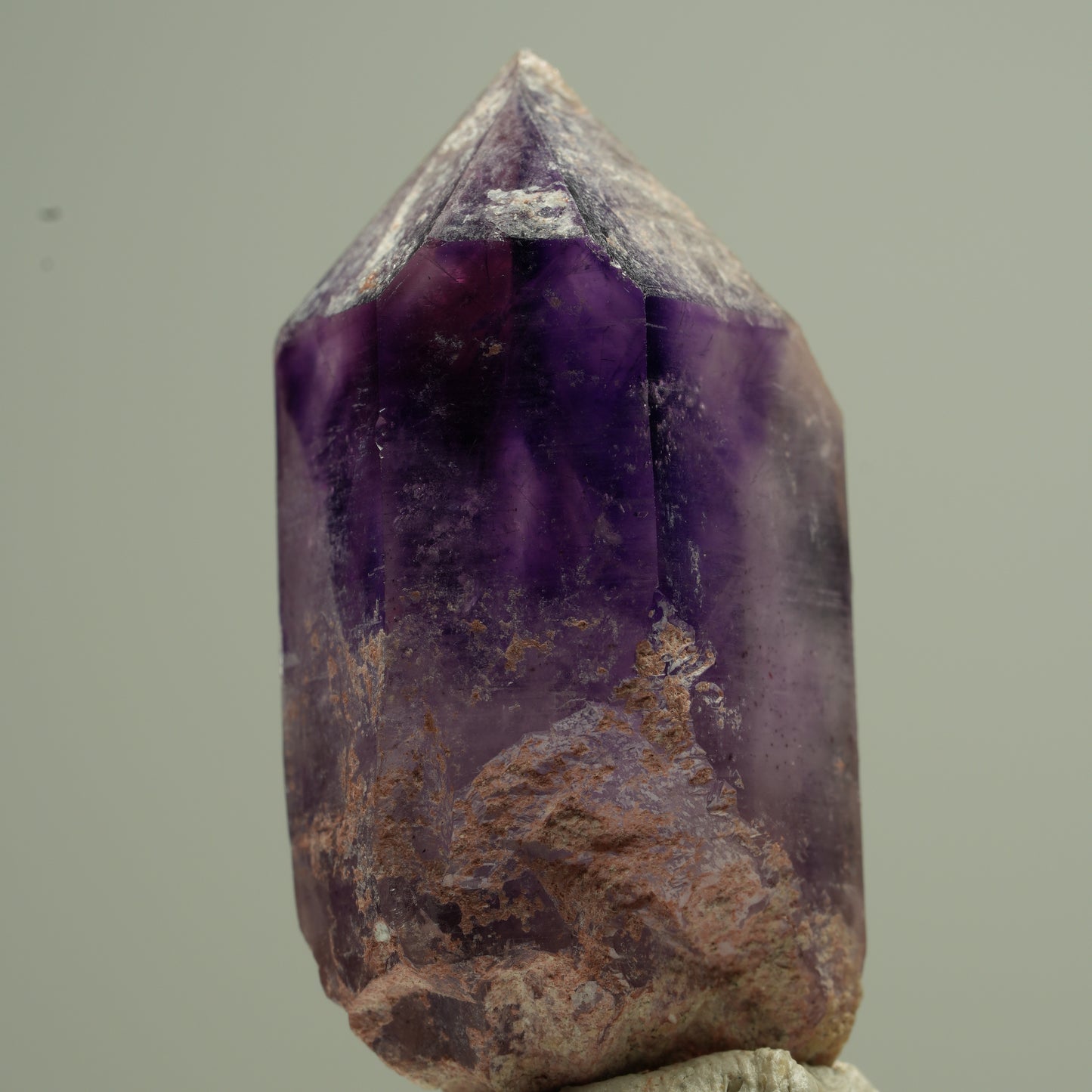 Enhydro Phantom Amethyst Spitze, 1x Blase Brandberg, Namibia 36*18*17mm #13763
