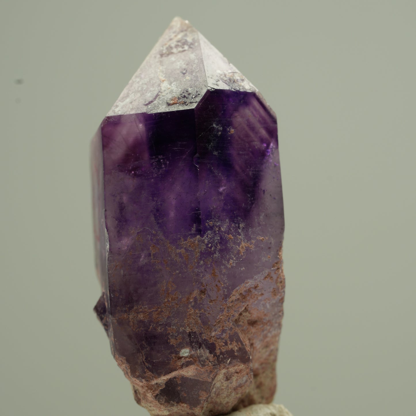 Enhydro Phantom Amethyst Spitze, 1x Blase Brandberg, Namibia 36*18*17mm #13763