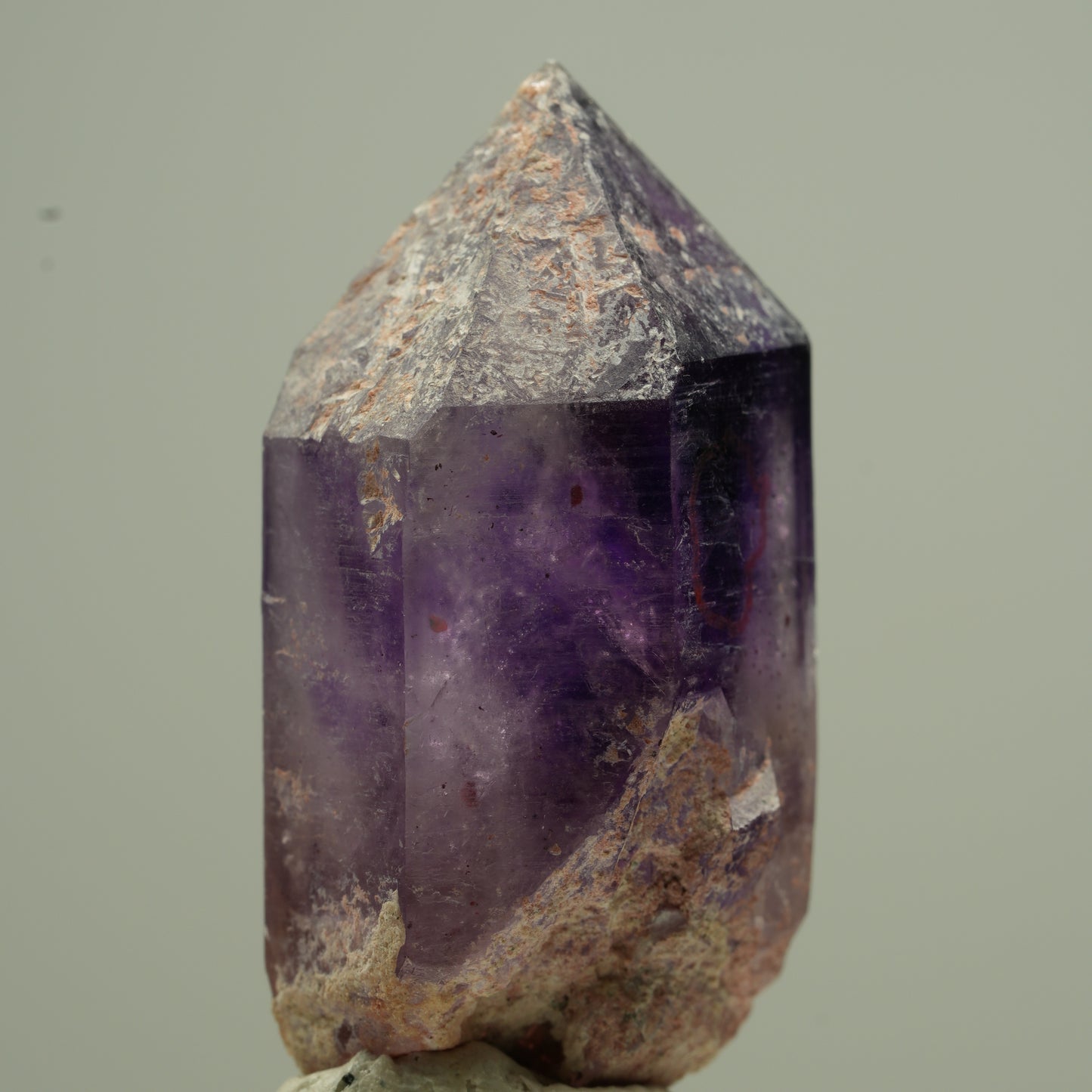 Enhydro Phantom Amethyst Spitze, 1x Blase Brandberg, Namibia 36*18*17mm #13763