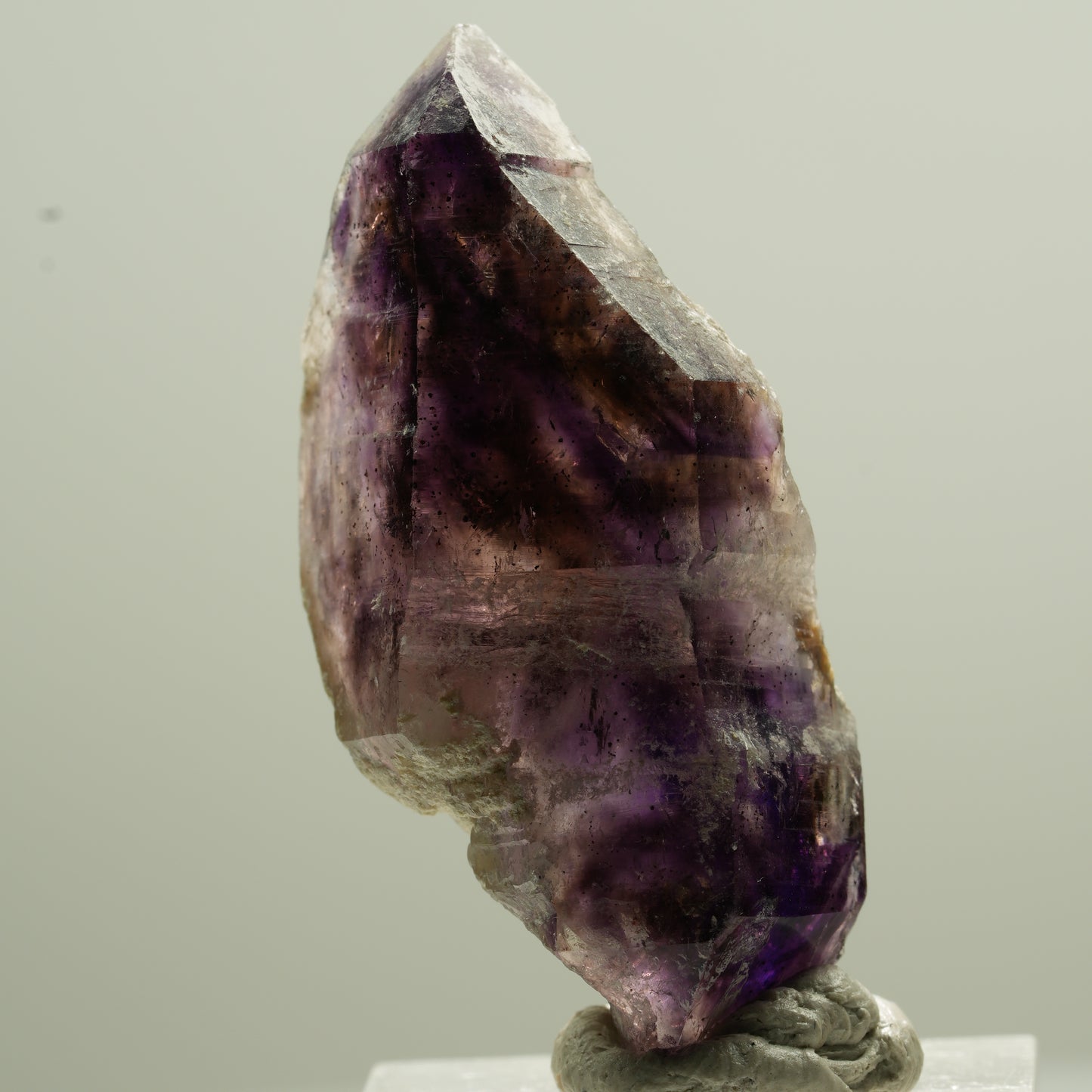 Seltene Phantom Amethyst Zepter Spitze Brandberg, Namibia 47*22*15mm #13772