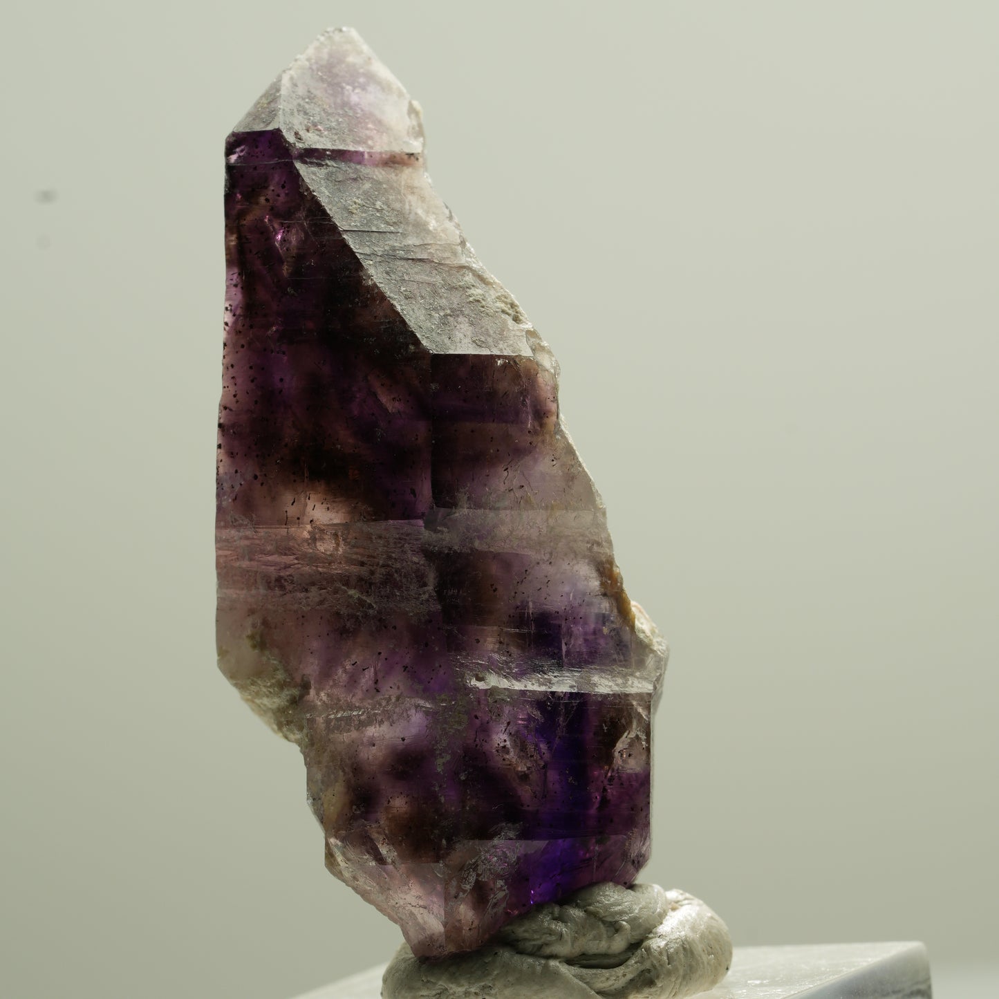 Seltene Phantom Amethyst Zepter Spitze Brandberg, Namibia 47*22*15mm #13772