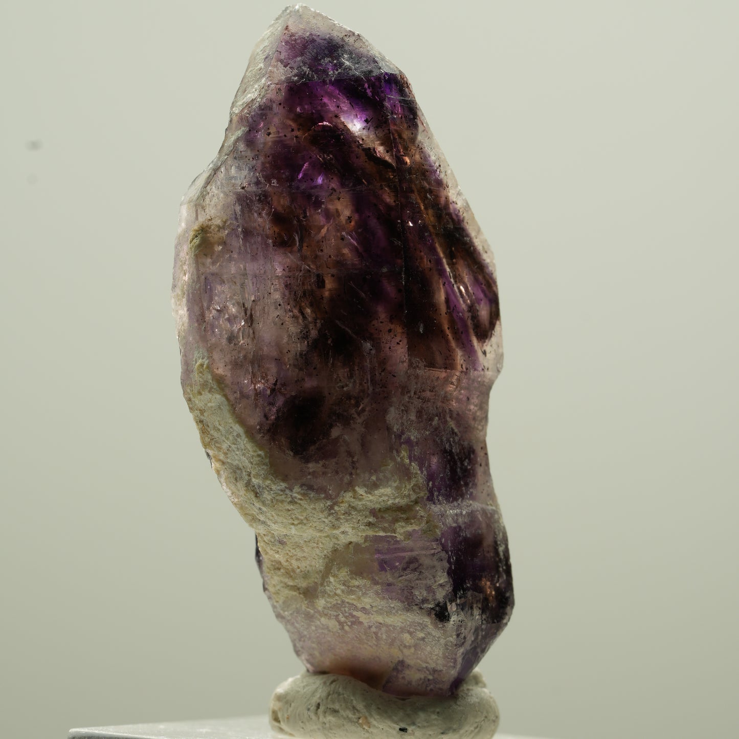 Seltene Phantom Amethyst Zepter Spitze Brandberg, Namibia 47*22*15mm #13772