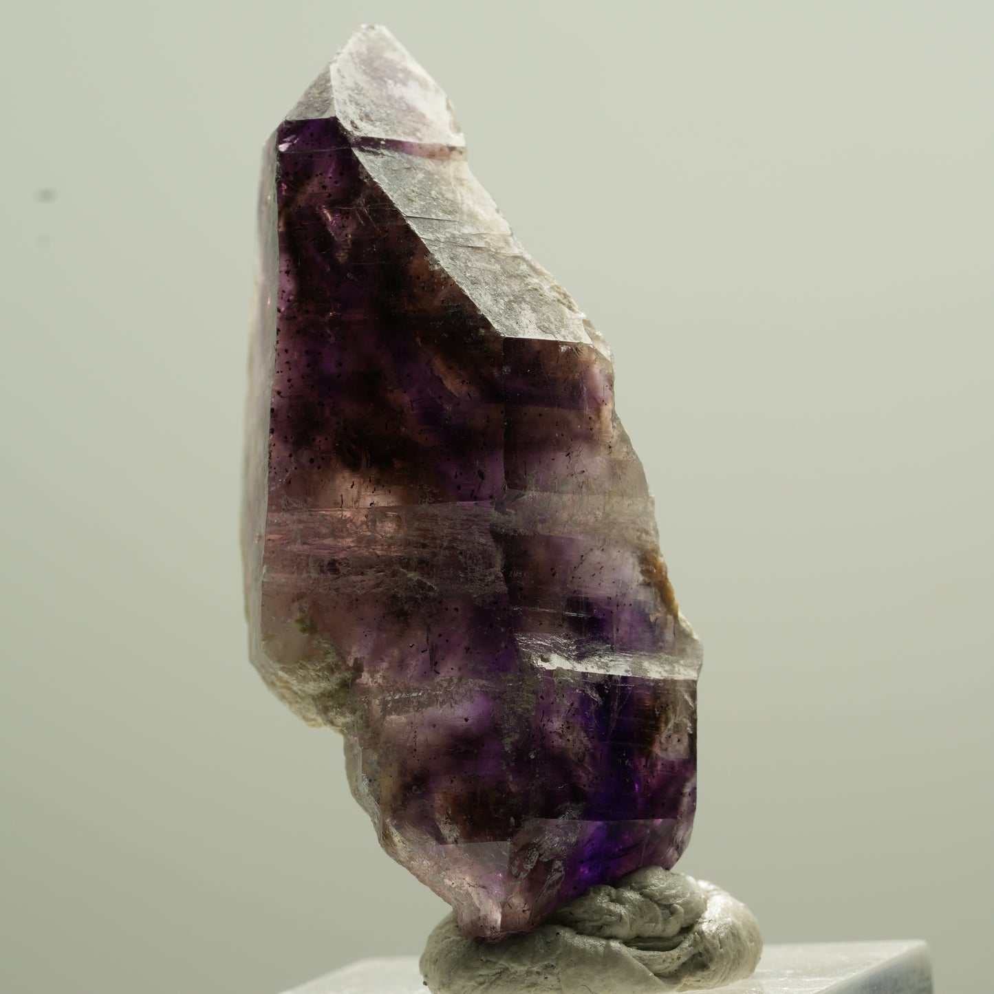 Seltene Phantom Amethyst Zepter Spitze Brandberg, Namibia 47*22*15mm #13772
