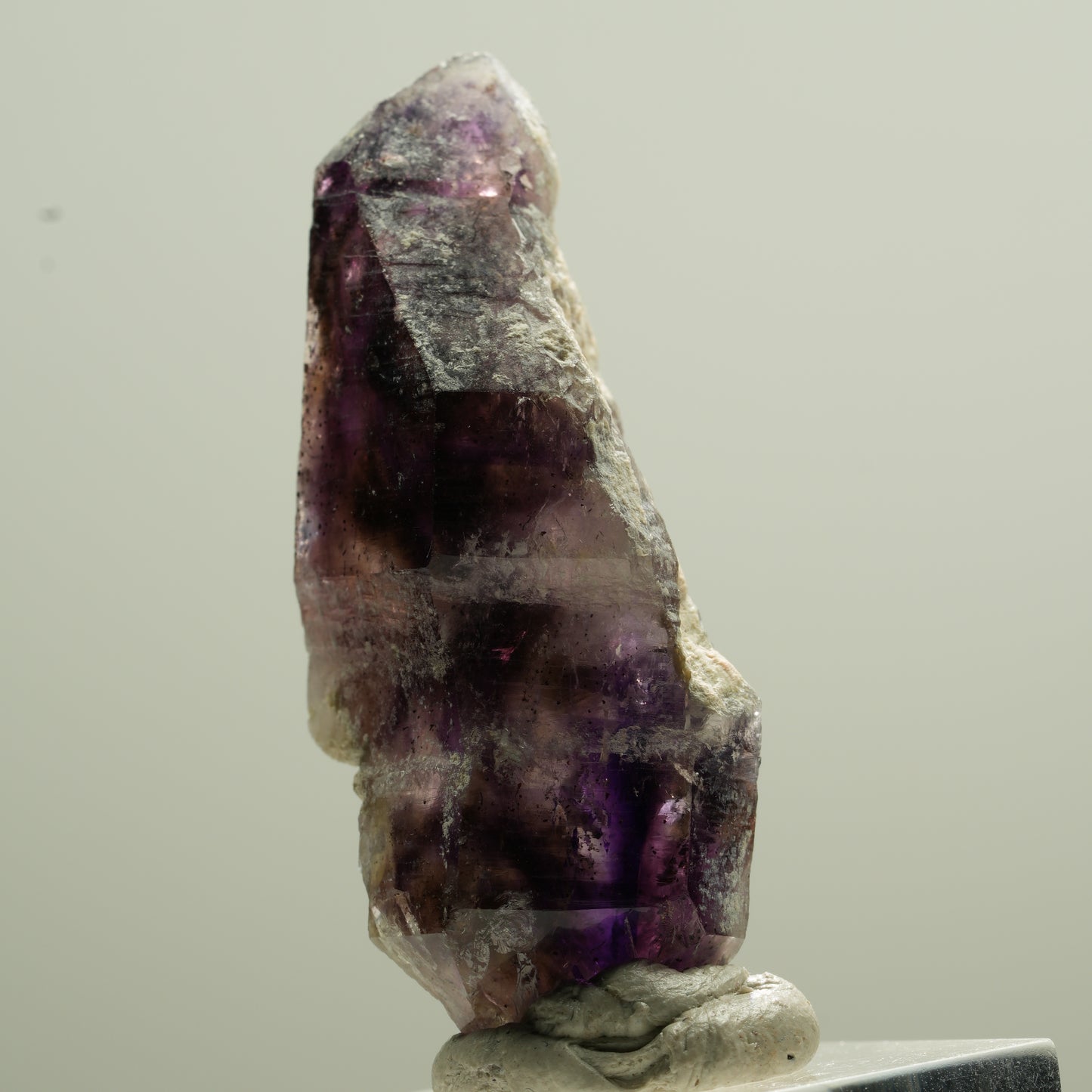 Seltene Phantom Amethyst Zepter Spitze Brandberg, Namibia 47*22*15mm #13772
