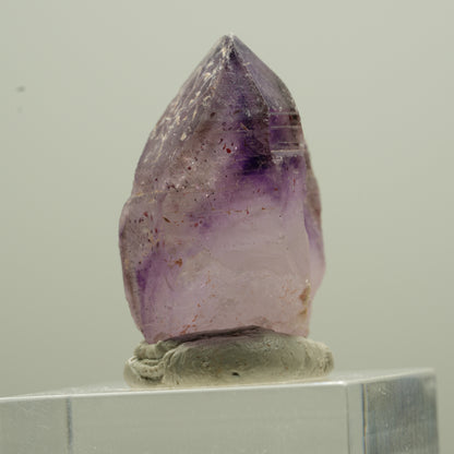 Seltene Phantom Amethyst Zepter mit Eisen Spitze Brandberg, Namibia 28*23*15mm #13773