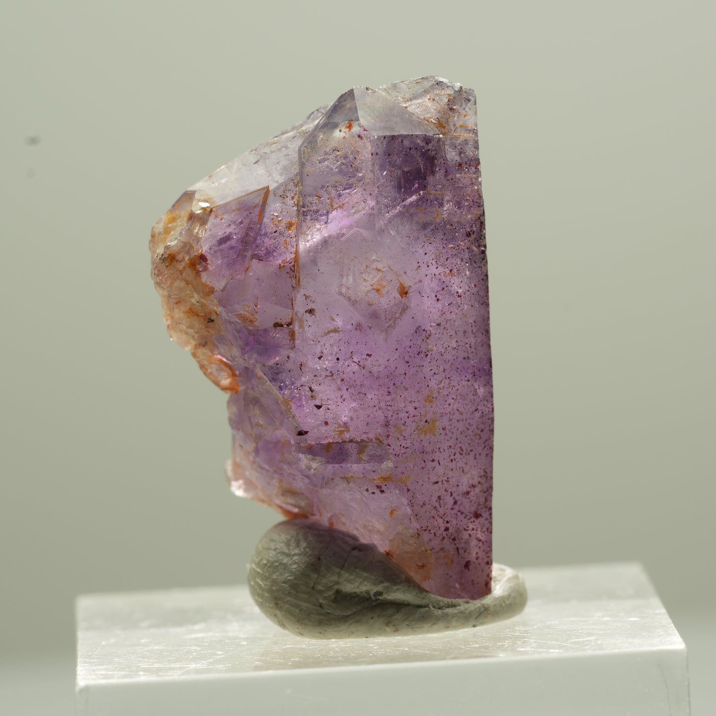 Seltene Phantom Amethyst Spitze Goboboseb, Namibia 28*16*15mm #13774