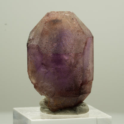 Sceptre d'améthyste fantôme rare avec pointe de fer Brandberg, Namibie 37*22*22mm #13775