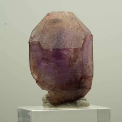 Sceptre d'améthyste fantôme rare avec pointe de fer Brandberg, Namibie 37*22*22mm #13775