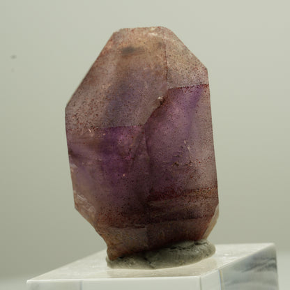 Sceptre d'améthyste fantôme rare avec pointe de fer Brandberg, Namibie 37*22*22mm #13775