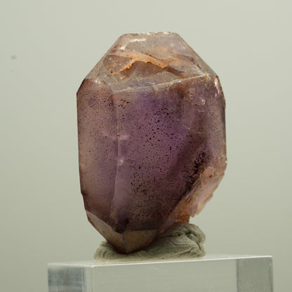 Sceptre d'améthyste fantôme rare avec pointe de fer Brandberg, Namibie 37*22*22mm #13775