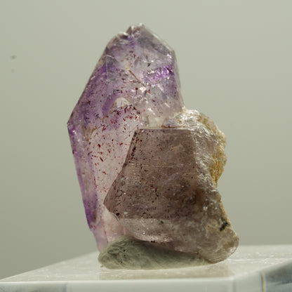 Sceptre d'améthyste fantôme rare avec pointe de fer Brandberg, Namibie 30*20*17mm #13776