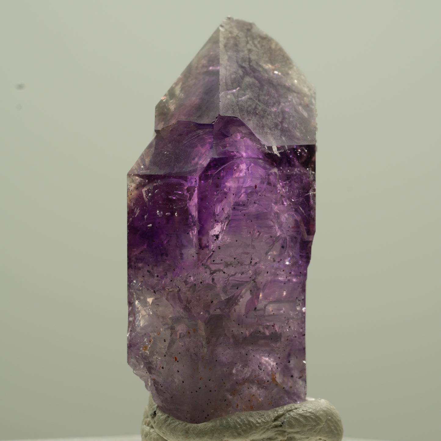 Enhydro Phantom Amethyst Spitze, 1x Blase Goboboseb, Namibia 36*18*17mm #13777