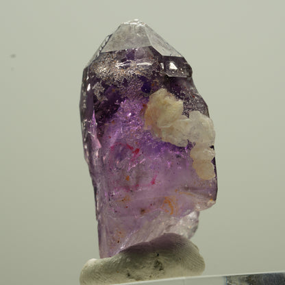 Enhydro Phantom Amethyst Spitze, 1x Blase Goboboseb, Namibia 36*18*17mm #13777