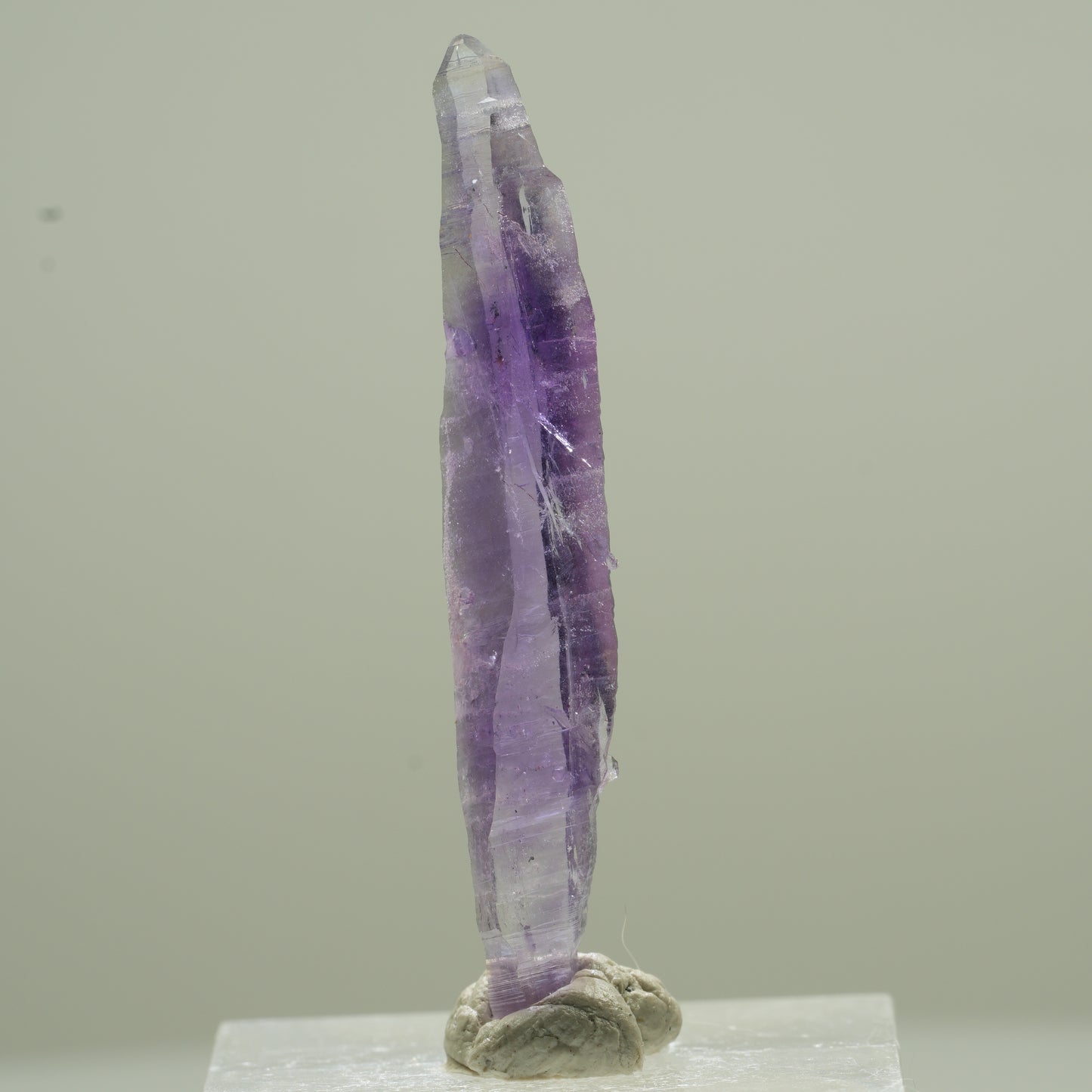 Klare Phantom Amethyst Doppelender Spitze Goboboseb, Namibia 43*7*4mm #13780