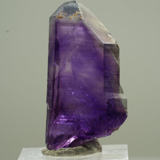 Klare Lemurian Phantom Amethyst Spitze Goboboseb, Namibia 42*23*11mm #13784
