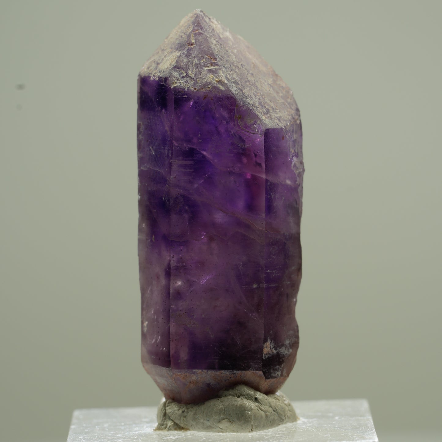 Klare Phantom Amethyst Doppelender Spitze Brandberg, Namibia 40*16*15mm #13785