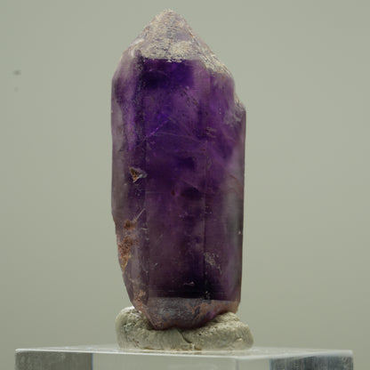 Klare Phantom Amethyst Doppelender Spitze Brandberg, Namibia 40*16*15mm #13785