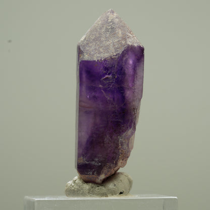 Klare Phantom Amethyst Doppelender Spitze Brandberg, Namibia 40*16*15mm #13785