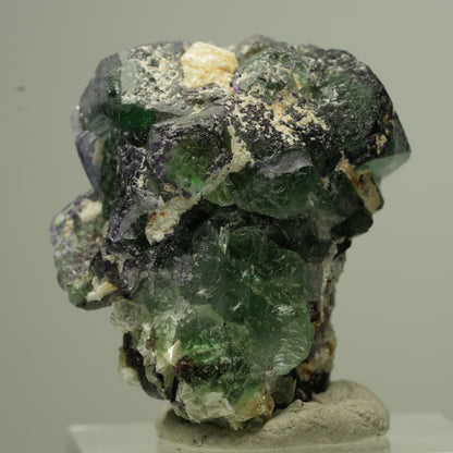 Phantom Fluorit Würfel, Schörl Turmalin, Muskovit Erongo, Namibia 31*27*22mm #13798