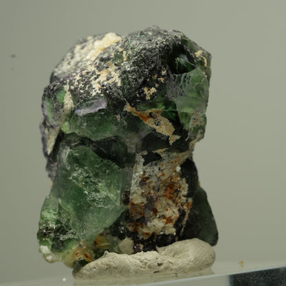 Phantom Fluorit Würfel, Schörl Turmalin, Muskovit Erongo, Namibia 31*27*22mm #13798