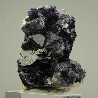 Seltene Phantom Fluorit, Orthoklas, Hyalit Opal Stufe Erongo, Namibia 44*38*34mm #13830
