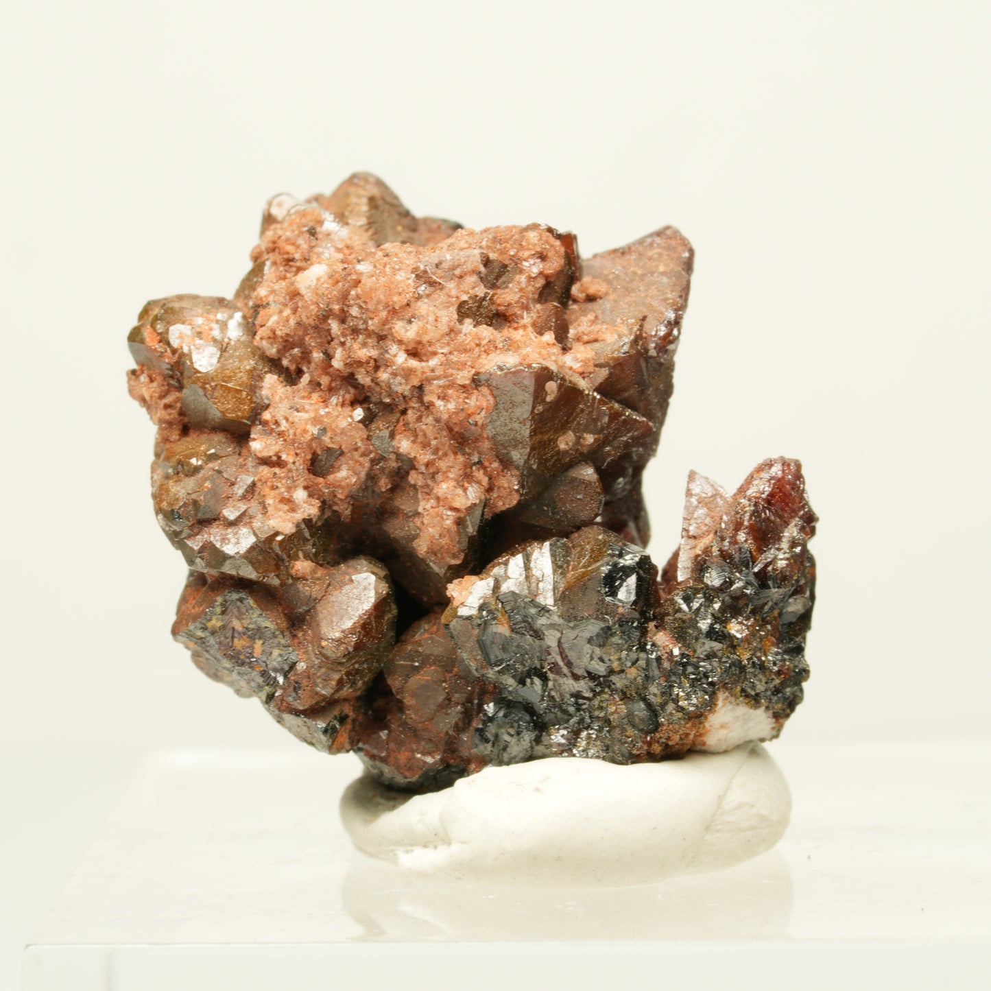 Seltene Andradit, Granat Stufe, braun schwarz Erongo, Namibia 22*18*14mm #13845
