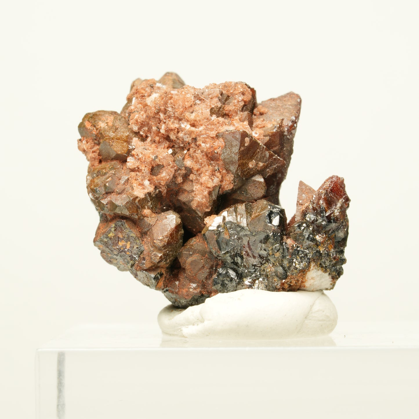 Seltene Andradit, Granat Stufe, braun schwarz Erongo, Namibia 22*18*14mm #13845