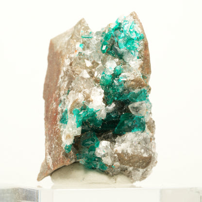 Seltene Dioptas XX, Calcit Stufe, grün Republik Kongo 31*24*20mm #13866