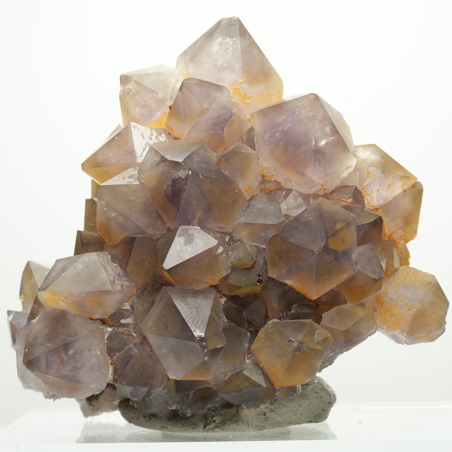 Seltene Phantom Amethyst Zepter Stufe, doppelseitig Goboboseb Namibia 75*65*49mm #13896
