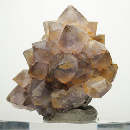 Seltene Phantom Amethyst Zepter Stufe, doppelseitig Goboboseb Namibia 75*65*49mm #13896