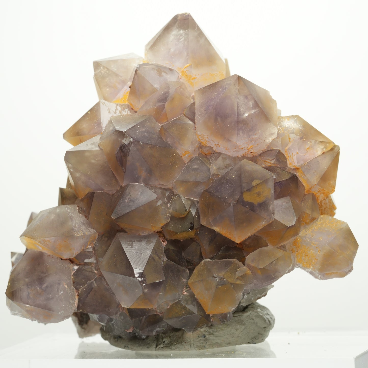 Seltene Phantom Amethyst Zepter Stufe, doppelseitig Goboboseb Namibia 75*65*49mm #13896