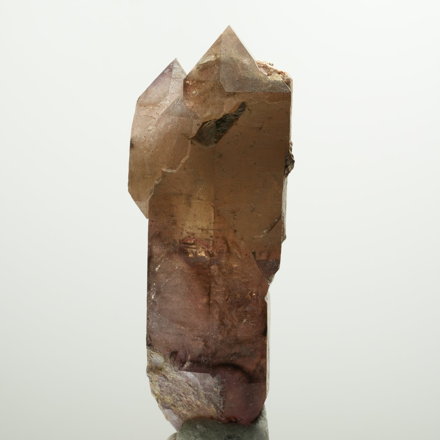 Enhydro Skelett Phantom Amethyst Doppelender, 1x Blase Brandberg, Namibia 96*38*29mm #13897