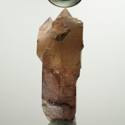 Enhydro Skelett Phantom Amethyst Doppelender, 1x Blase Brandberg, Namibia 96*38*29mm #13897