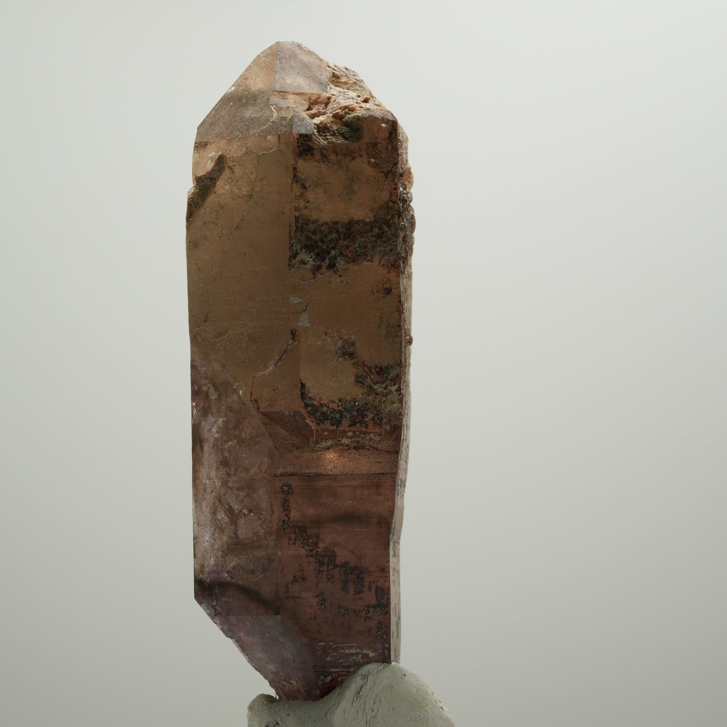 Enhydro Skelett Phantom Amethyst Doppelender, 1x Blase Brandberg, Namibia 96*38*29mm #13897
