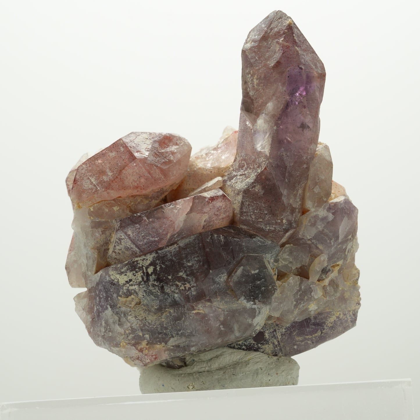 Skelett Phantom Amethyst Eisen Zepter Stufe Brandberg, Namibia 79*67*52mm #13898