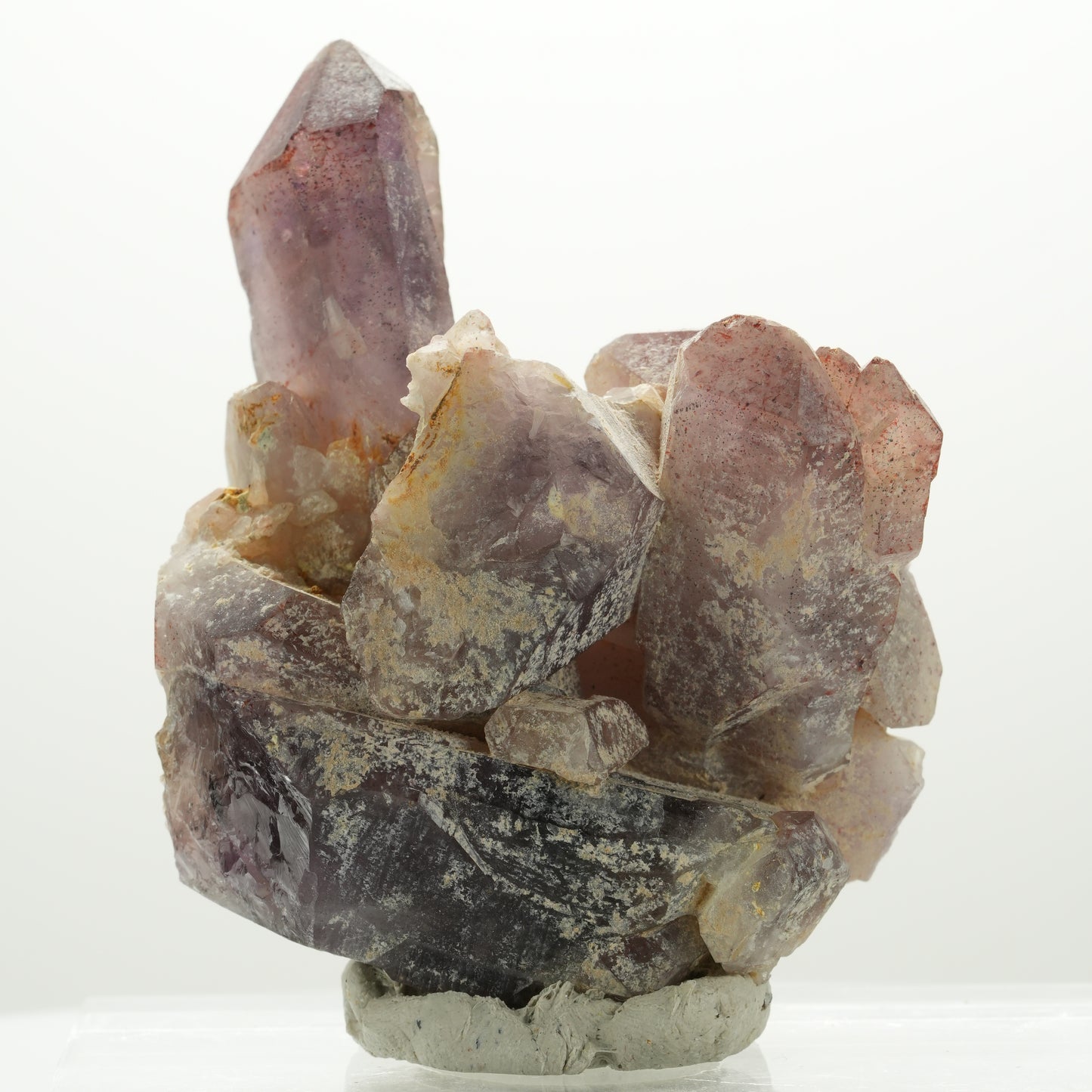 Skelett Phantom Amethyst Eisen Zepter Stufe Brandberg, Namibia 79*67*52mm #13898