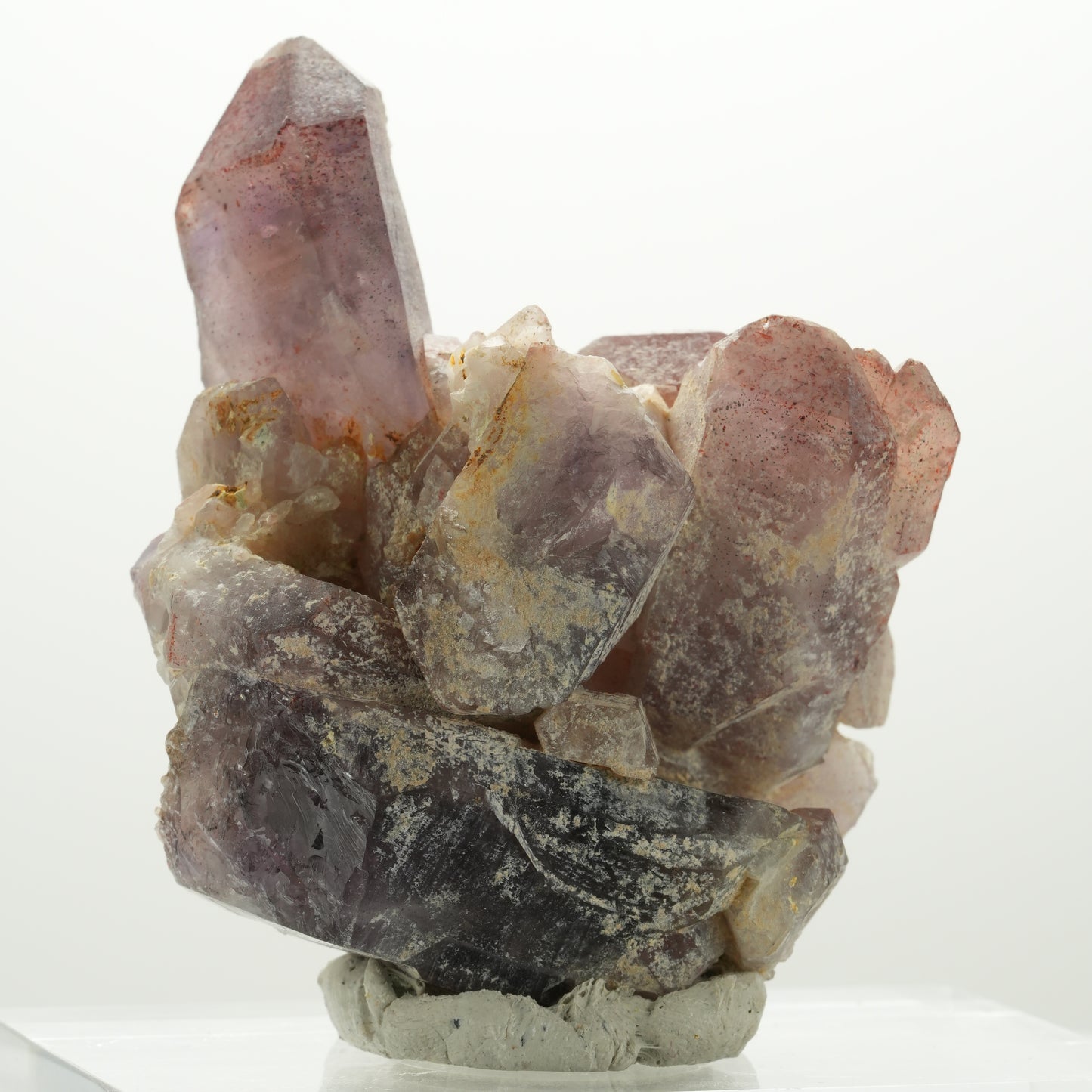 Skelett Phantom Amethyst Eisen Zepter Stufe Brandberg, Namibia 79*67*52mm #13898