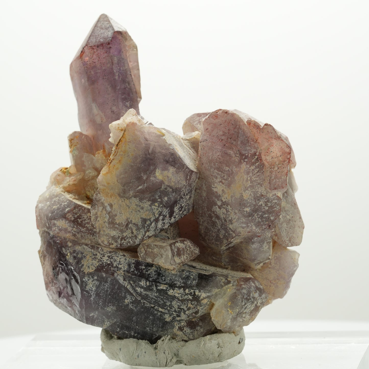 Skelett Phantom Amethyst Eisen Zepter Stufe Brandberg, Namibia 79*67*52mm #13898