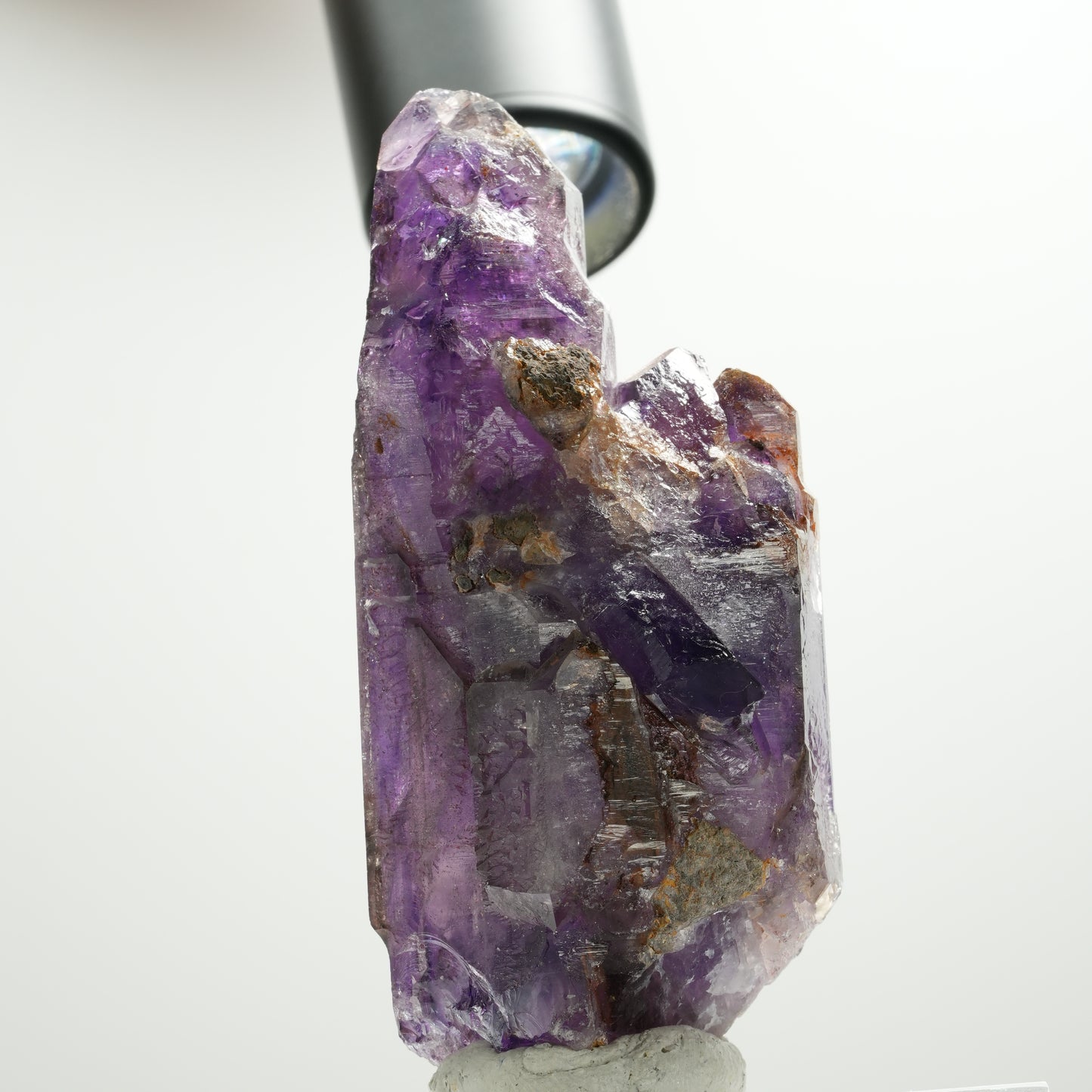 Enhydro Skelett Phantom Amethyst Doppelender, große Blase Brandberg, Namibia 98*46*41mm #13899