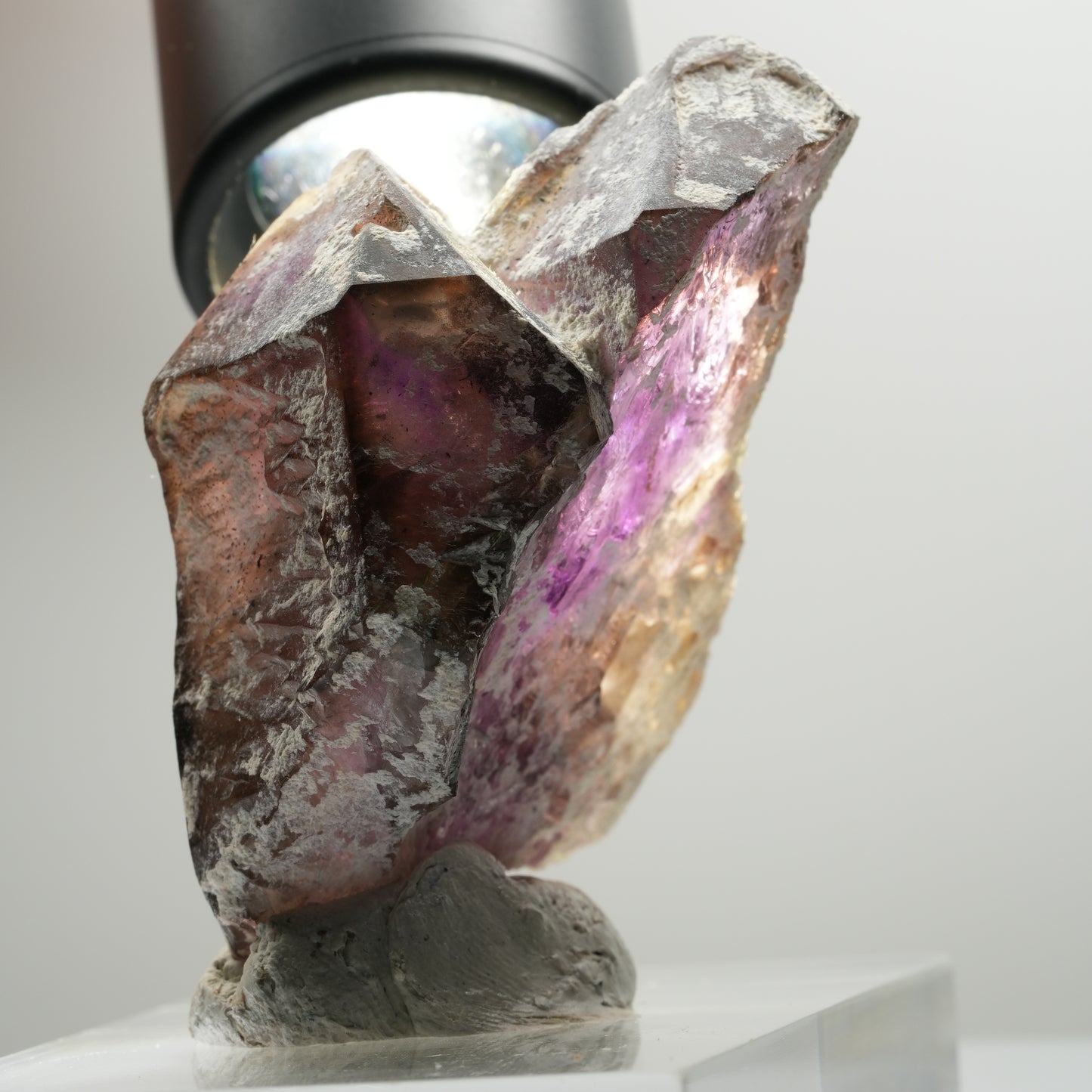 Skelett Phantom Amethyst Eisen Zepter Stufe Brandberg, Namibia 56*45*29mm #13900