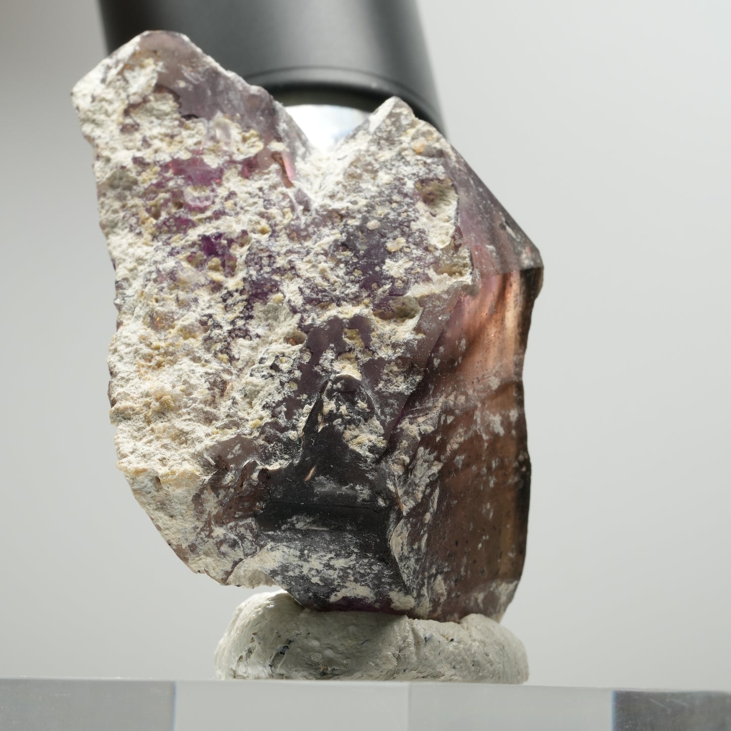 Skelett Phantom Amethyst Eisen Zepter Stufe Brandberg, Namibia 56*45*29mm #13900