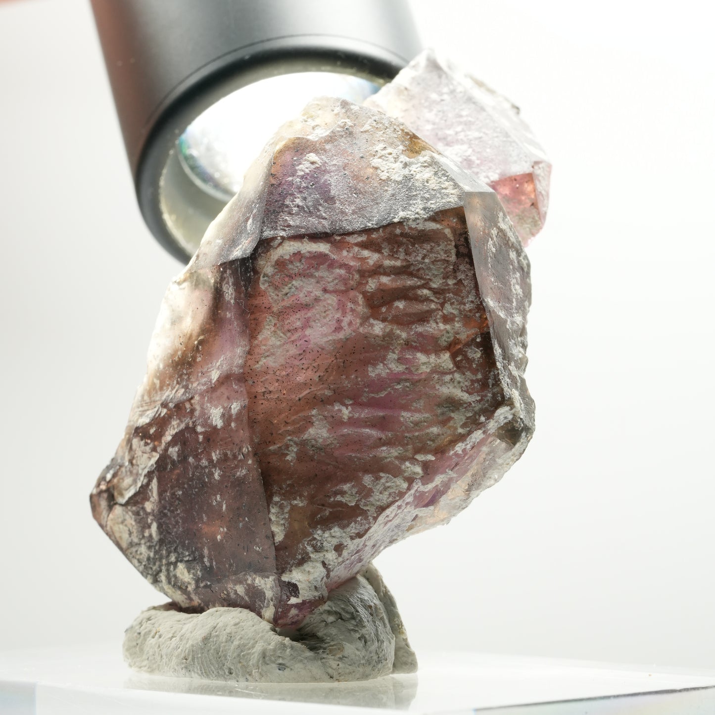 Skelett Phantom Amethyst Eisen Zepter Stufe Brandberg, Namibia 56*45*29mm #13900